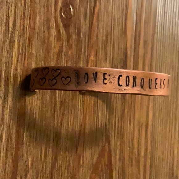 Hand Crafted Jewelry - Handmade copper cuff